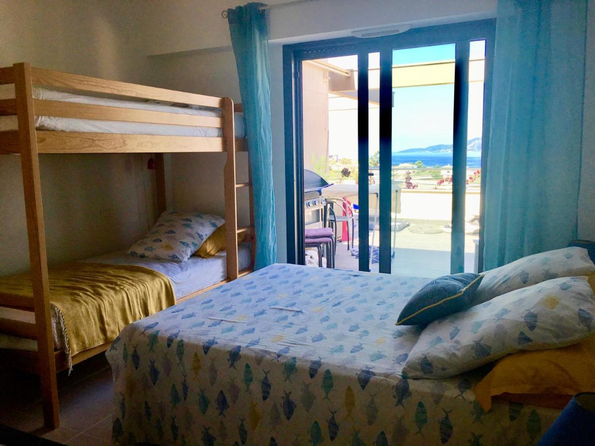 דירות פורטיסיו Vue Magnifique Sur Baie Ajaccio מראה חיצוני תמונה
