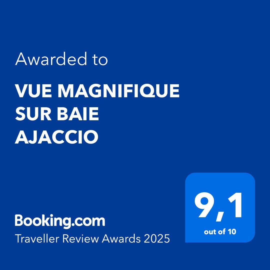 דירות פורטיסיו Vue Magnifique Sur Baie Ajaccio מראה חיצוני תמונה